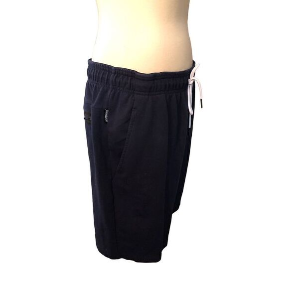Reebok navy pull on jersey knit jogging shorts - Picture 2 of 9